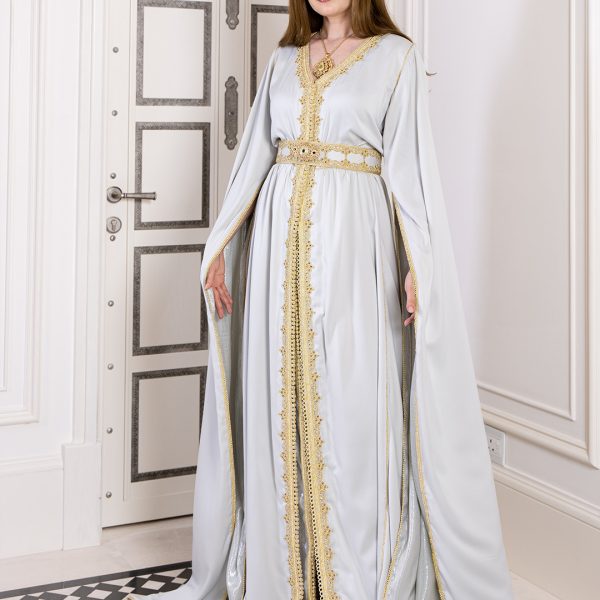 Gray Gold Caftan