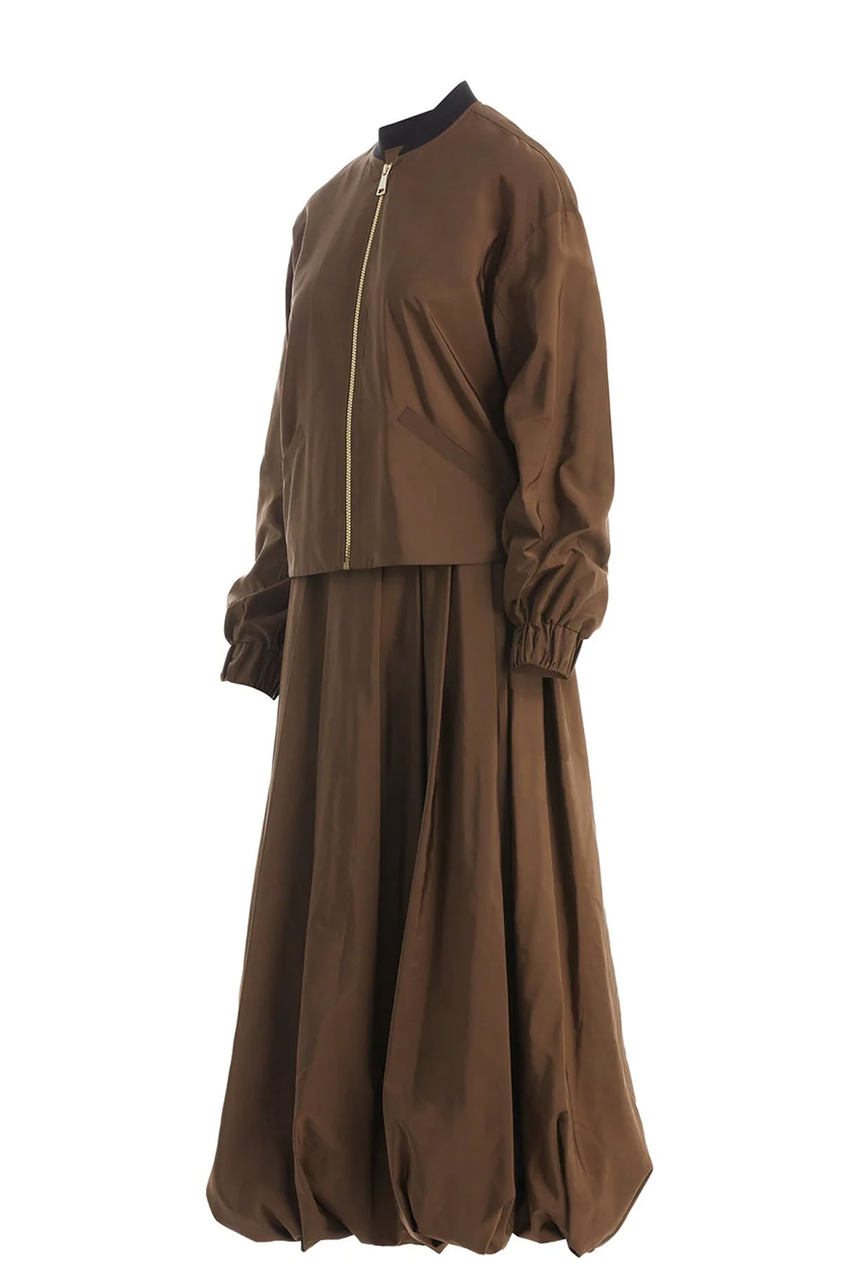 Brown Bomber Jacket Set - Image 2