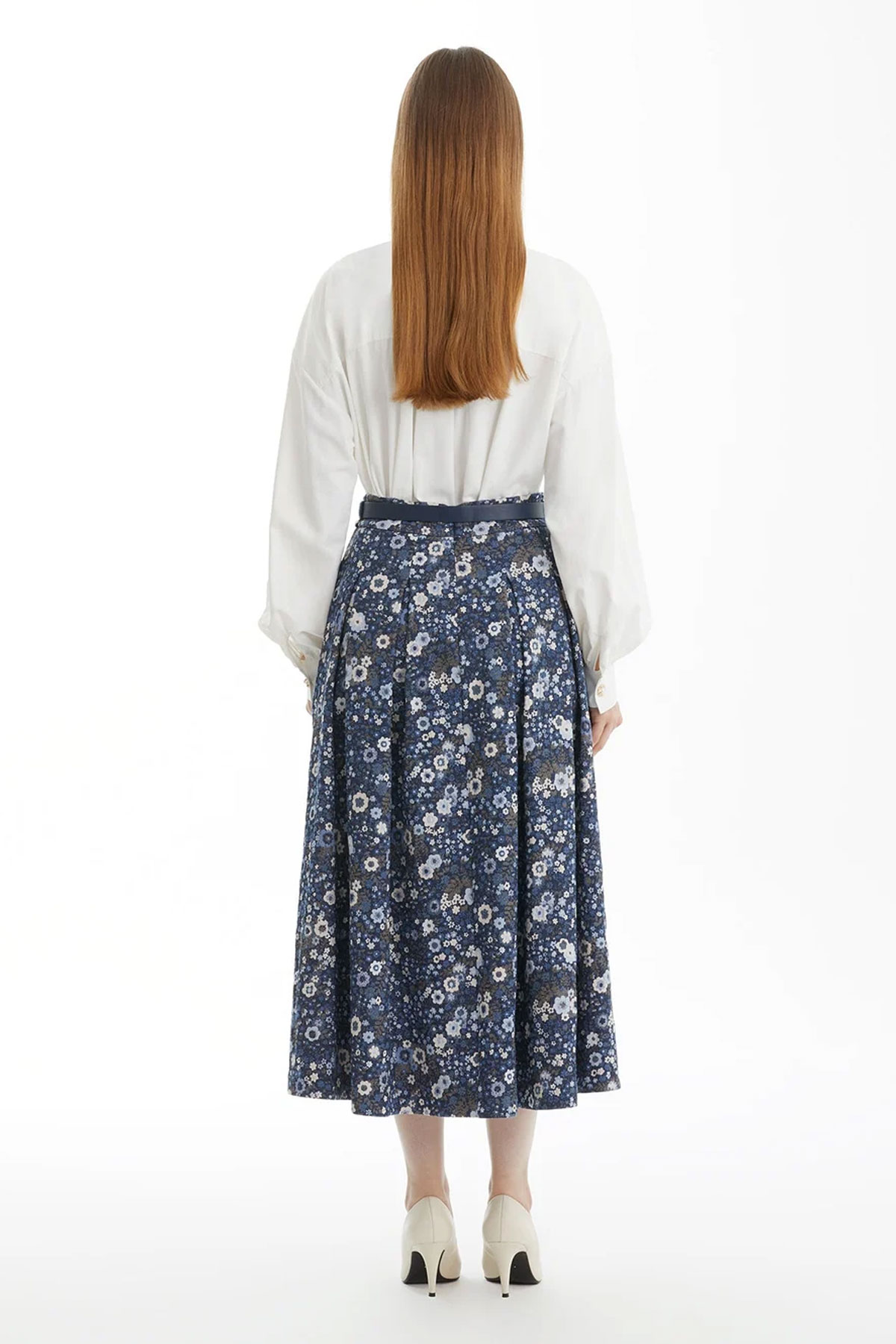 Floral Pattern Skirt - Image 2
